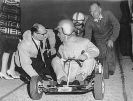 King Hussein Driving Trokart