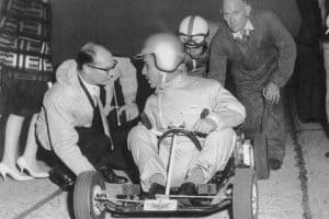 King Hussein Driving Trokart